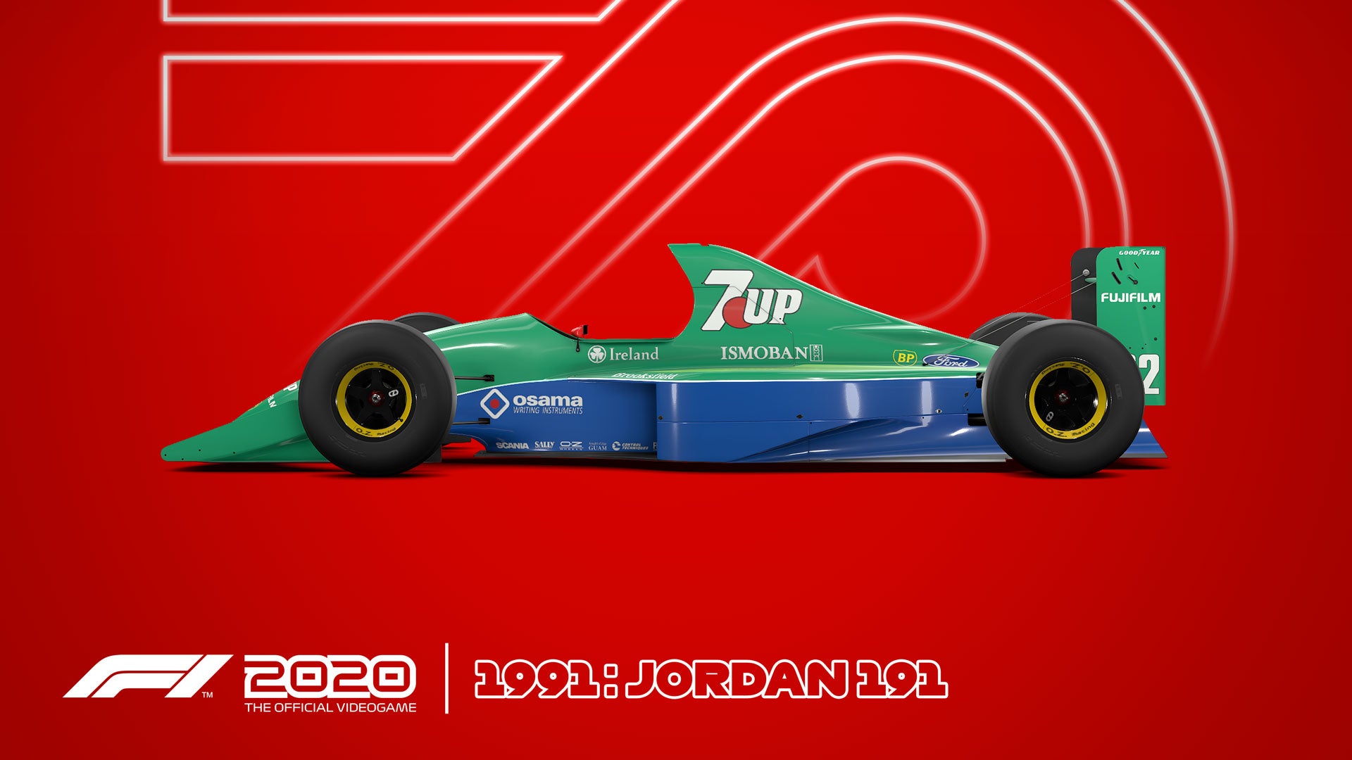 F1 2020 jordan 191 rétro