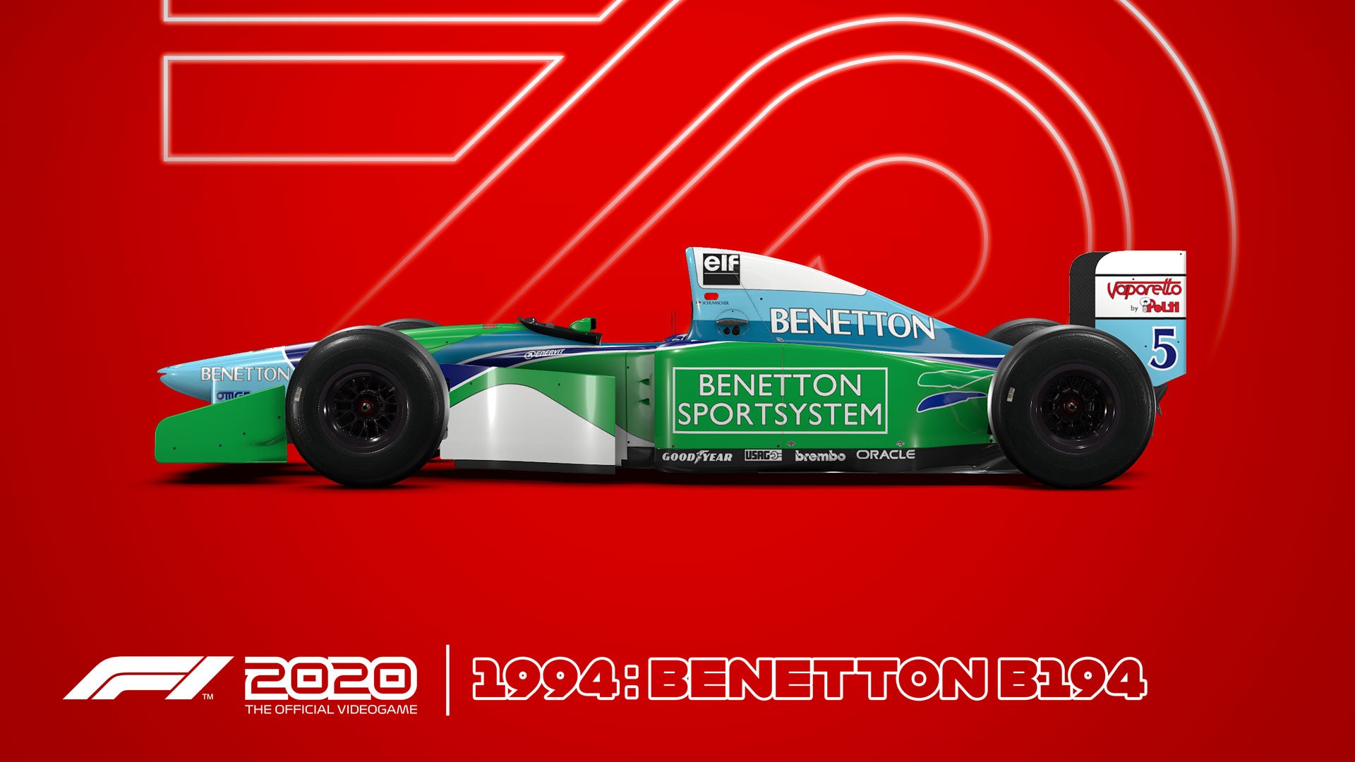 F1 2020 benetton b194 rétro