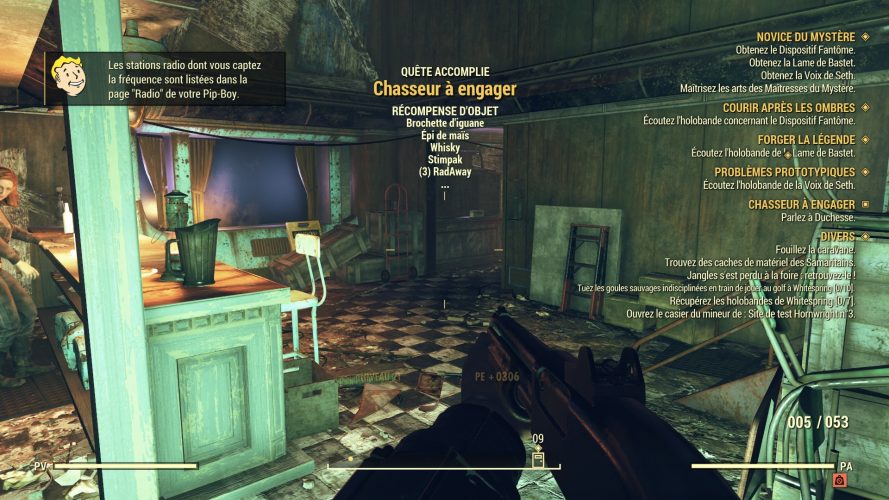 Fallout 76 : wastelanders maison arme