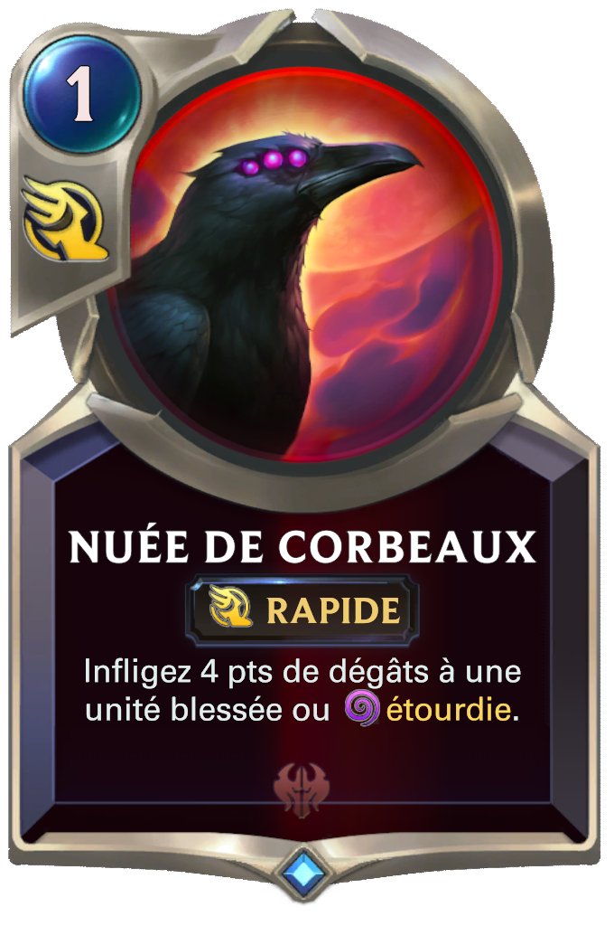 Legends of runeterra nuée de corbeaux