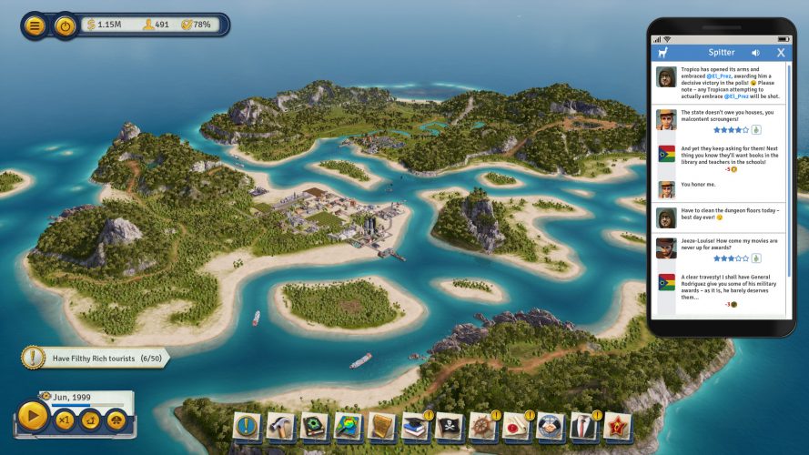 Image d\'illustration pour l\'article : Tropico 6 accueille le DLC « Spitter » sur PC, PS4 et Xbox One