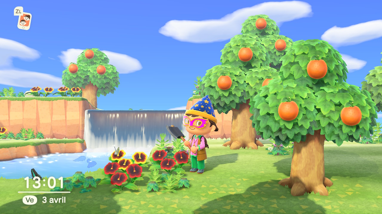 Animal crossing new horizons île mystère fruits