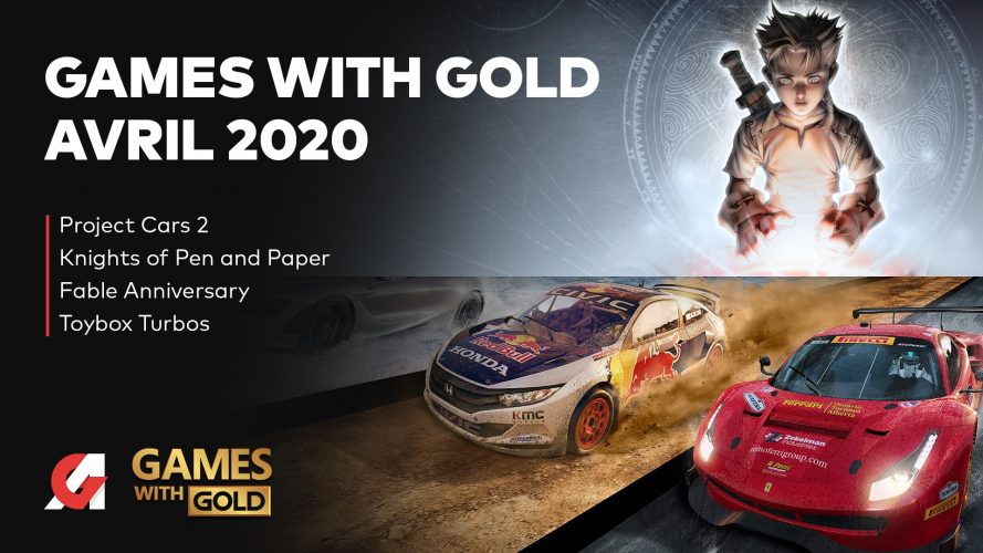 Image d\'illustration pour l\'article : Games with Gold : Présentation des jeux Avril 2020