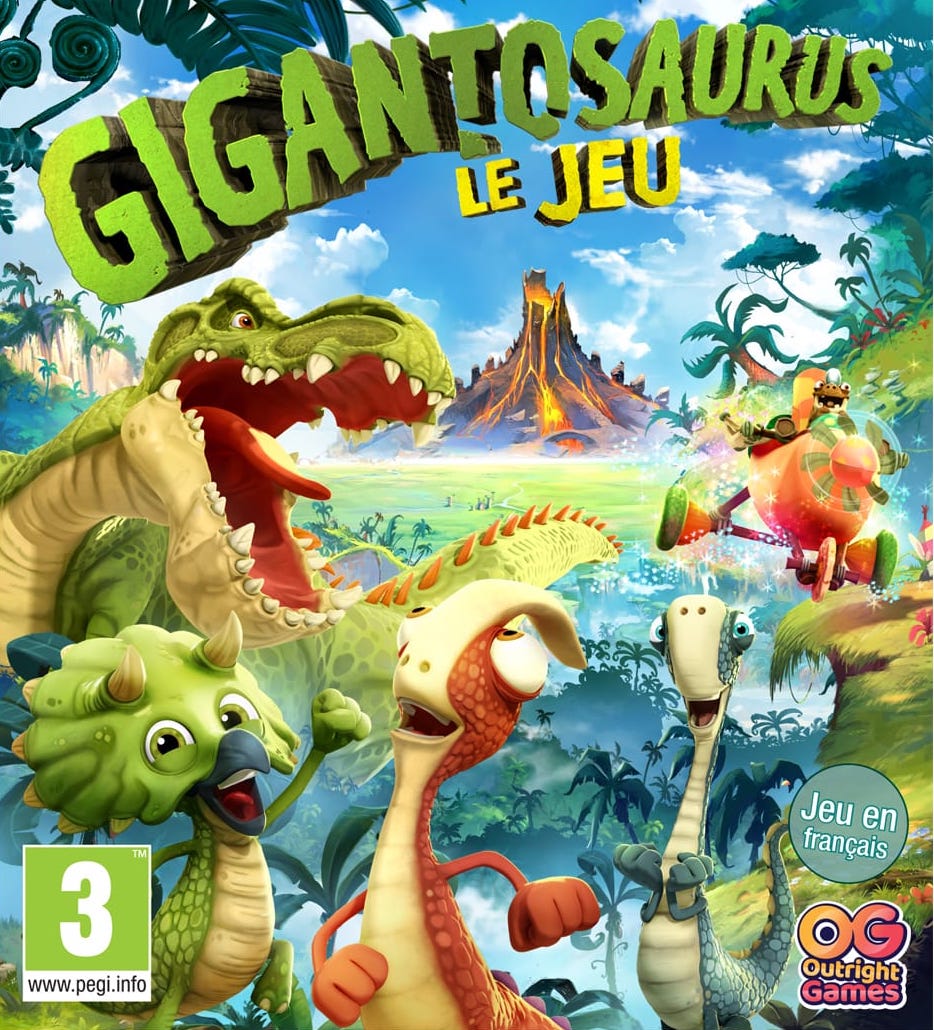 gigantosaurus le jeu jaquette