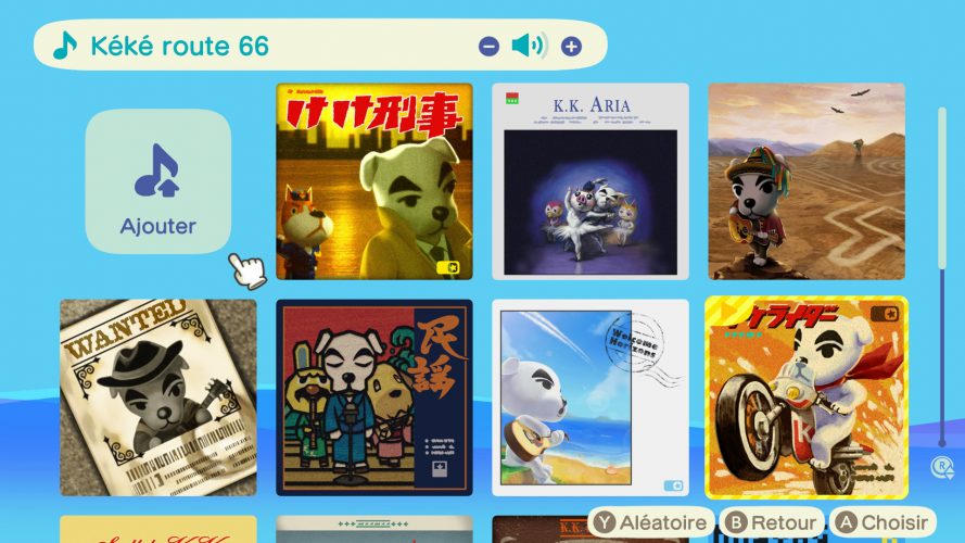 Liste des chansons de Kéké - Animal Crossing New Horizons