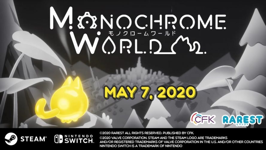 Image d\'illustration pour l\'article : Le Puzzle-Game Monochrome World arrive sur Switch et PC