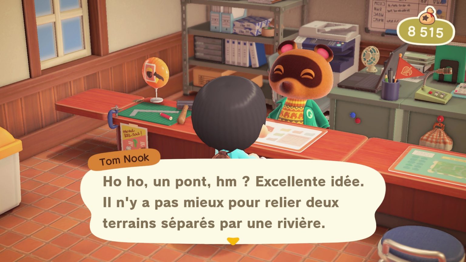 Les ponts et rampes Guide Animal Crossing New Horizons