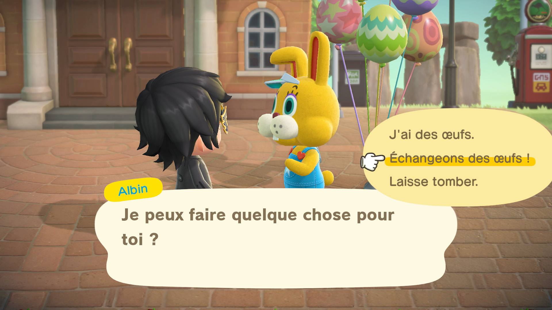 Trouver les œufs - animal crossing new horizons