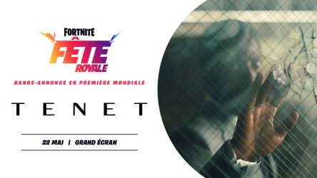 Image d'illustration pour l'article : Fortnite a diffusé une bande-annonce en première mondiale de Tenet, le prochain film de Christopher Nolan