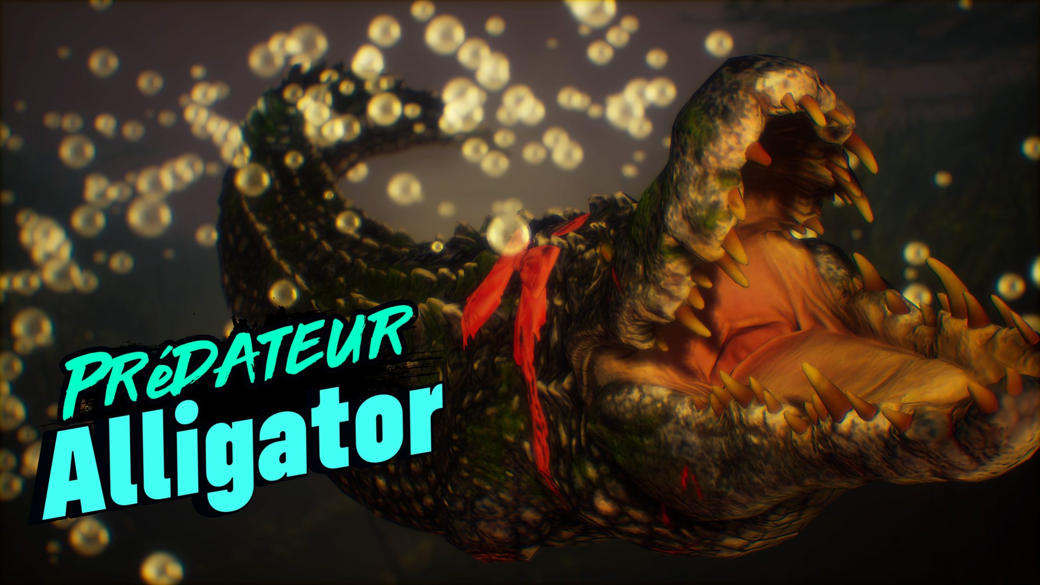 Maneater alligator