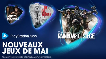 Image d'illustration pour l'article : PlayStation Now : The Evil Within 2 et Rainbow Six Siege s'ajoutent en mai