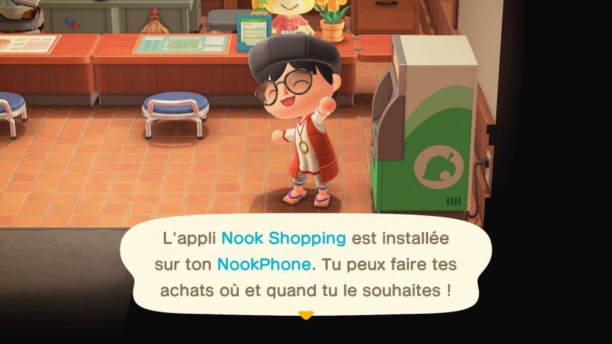 Débloquer l'app nook shopping - animal crossing new horizons