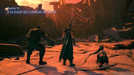 Image d'illustration pour l'article : Chapitre 15 : A la lueur du coucher de soleil - Final Fantasy VII Remake