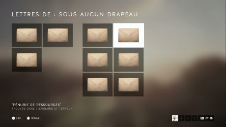 Image d'illustration pour l'article : Sous Aucun Drapeau : Localisation des lettres - Battlefield V