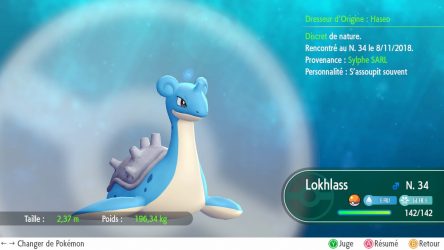Image d'illustration pour l'article : Obtenir un Lokhlass - Pokémon Let's Go