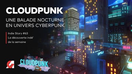Image d'illustration pour l'article : Présentation de Cloudpunk, une balade nocturne en univers cyberpunk