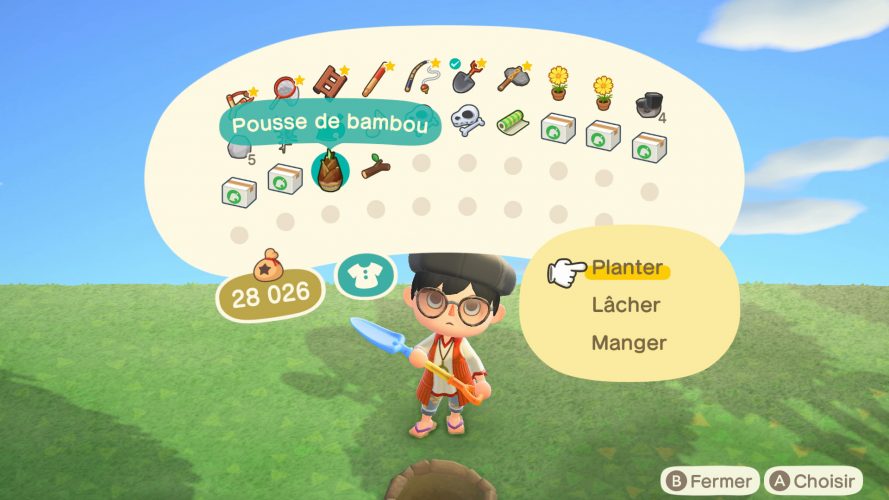 Les pousses de bambou Guide Animal Crossing New Horizons