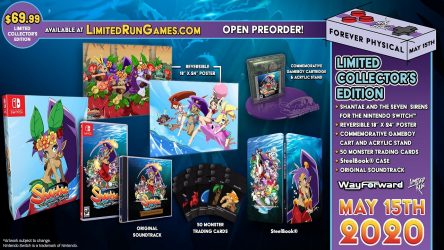 Image d'illustration pour l'article : Shantae and the Seven Sirens : les précommandes de la collector sont lancées