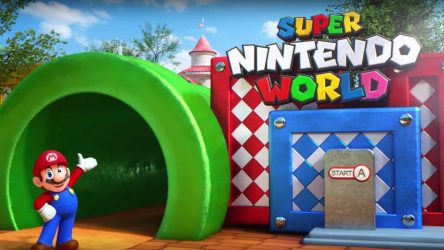 Image d'illustration pour l'article : Une photo aérienne dévoile le parc d'attractions Super Nintendo World dans son ensemble