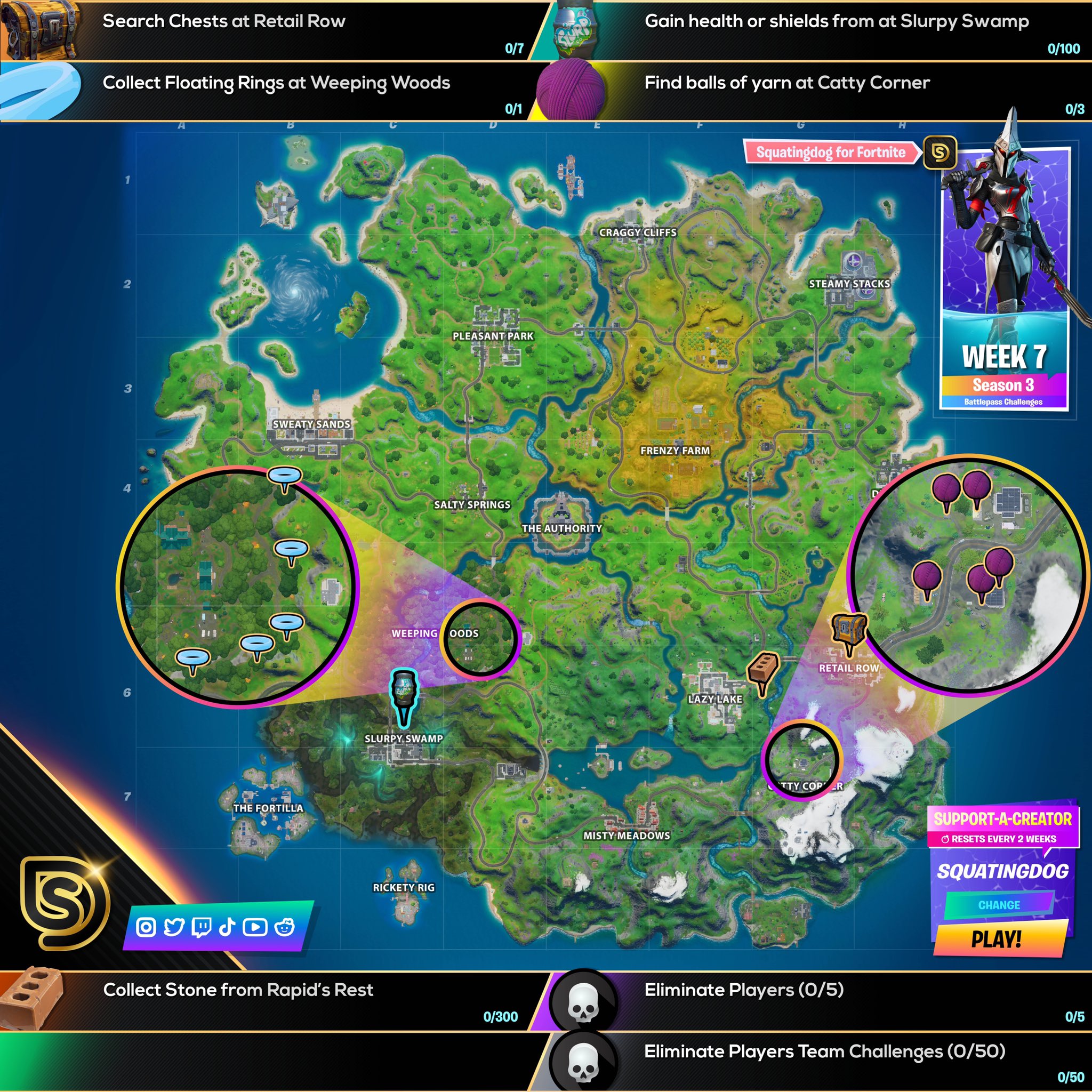 D fis De La Semaine 7 Guide Fortnite Saison 3 D fis De La Semaine 7 Guide Fortnite Saison 3