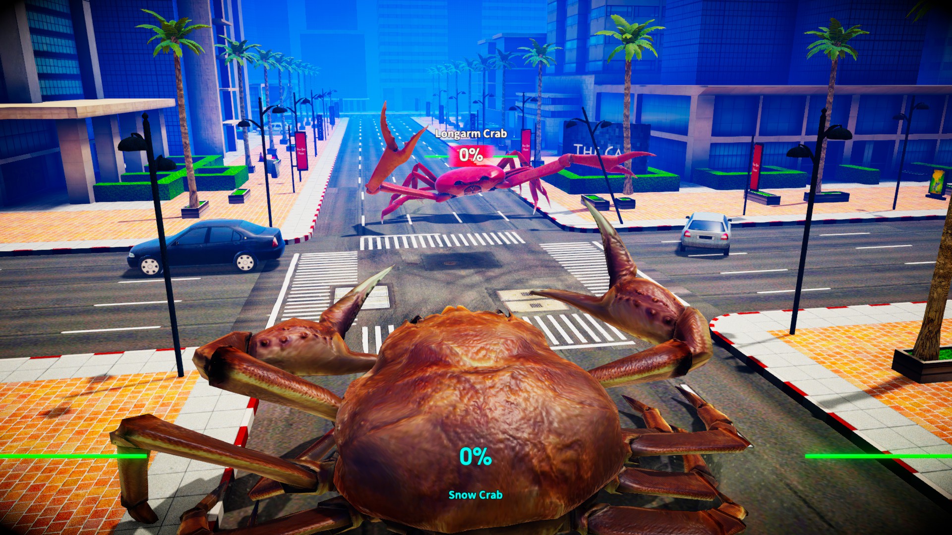 Fight Crab combats ville