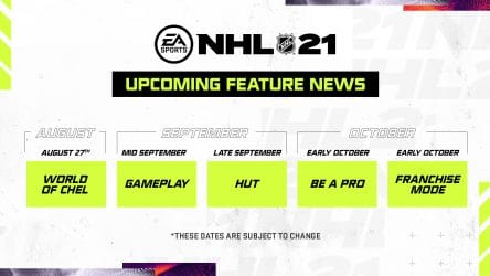 Image d'illustration pour l'article : NHL 21 sortira le 16 octobre sur PS4 et Xbox One