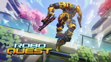 Image d'illustration pour l'article : Roboquest, qui mélange fast-FPS et rogue-like, est disponible en accès anticipé