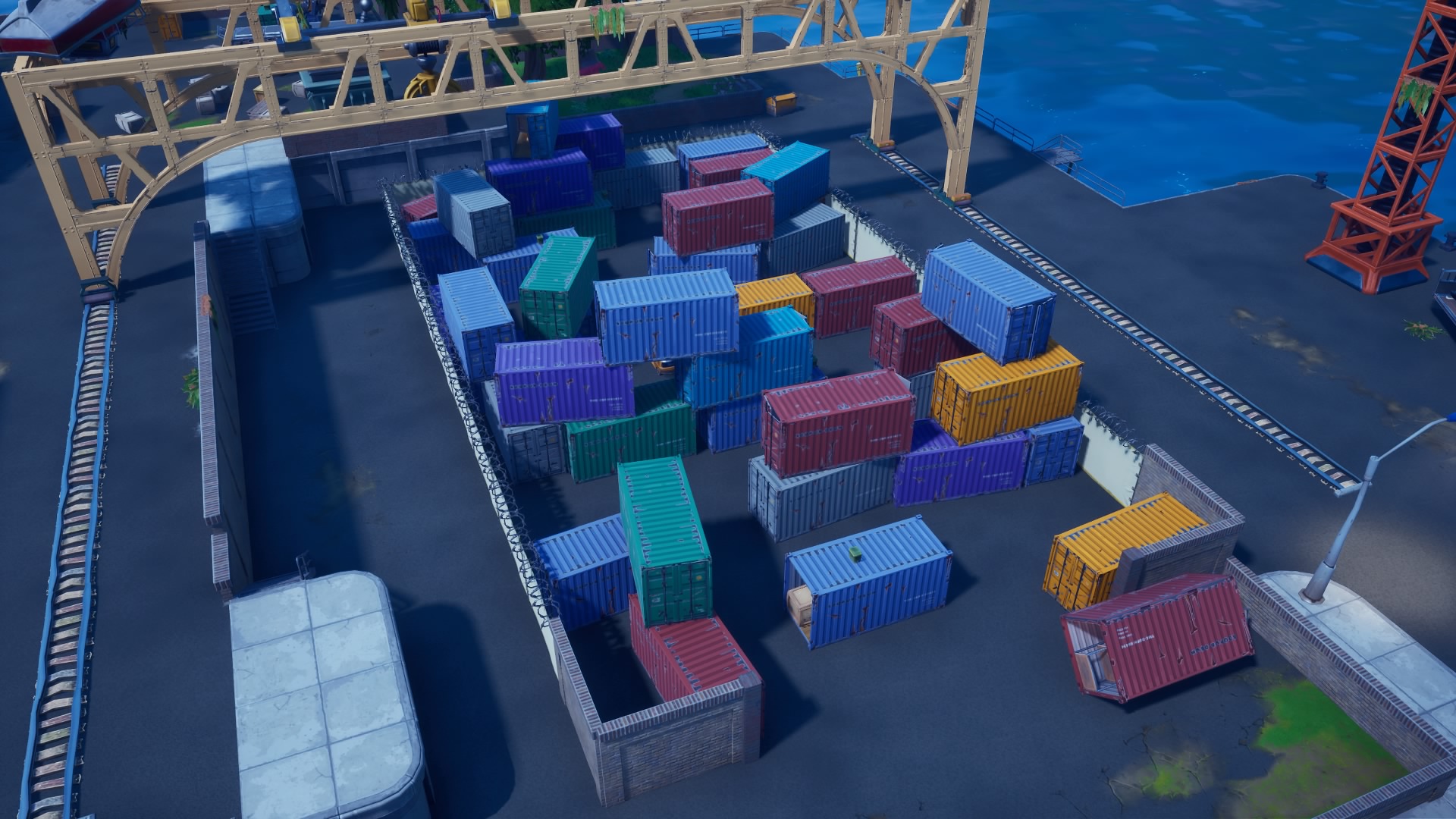 Fortnite conteneurs dirty docks