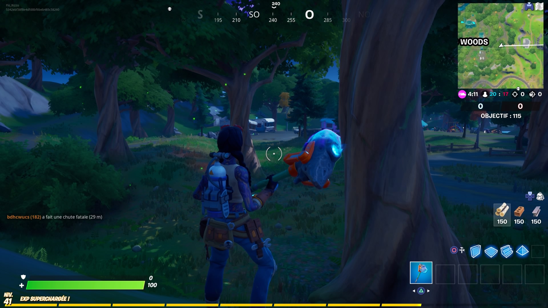 Fortnite saison 3 lucioles weeping woods