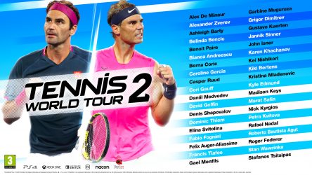 Image d'illustration pour l'article : Tennis World Tour 2 dévoile son roster complet