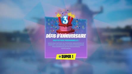 Image d'illustration pour l'article : Défis du 3ème anniversaire | Guide Fortnite Saison 4