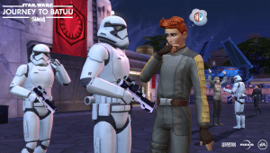 Image d'illustration pour l'article : Les Sims 4 Star Wars : Voyage sur Batuu dévoile du gameplay