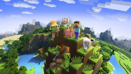 Image d'illustration pour l'article : Minecraft va intégrer ce mois-ci un mode VR sur PlayStation 4