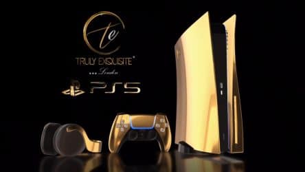 Image d'illustration pour l'article : Des PS5 24k Gold sont en précommande pour un peu moins de 10 000€