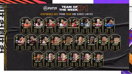 Image d'illustration pour l'article : FIFA 21 dévoile sa première Team Of The Week