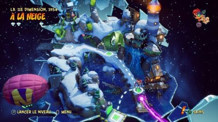 Image d'illustration pour l'article : Gemme cachée À la neige – Crash Bandicoot 4 : It’s About Time