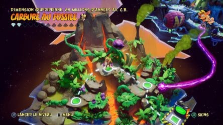 Image d'illustration pour l'article : Gemme cachée Carbure au fossile – Crash Bandicoot 4 : It’s About Time