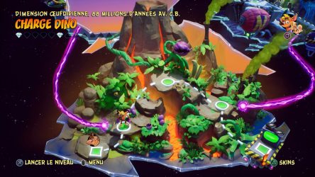 Image d'illustration pour l'article : Dimension Oeufdipienne, 88 millions d’année AV C.B - Crash Bandicoot 4 : It's About Time