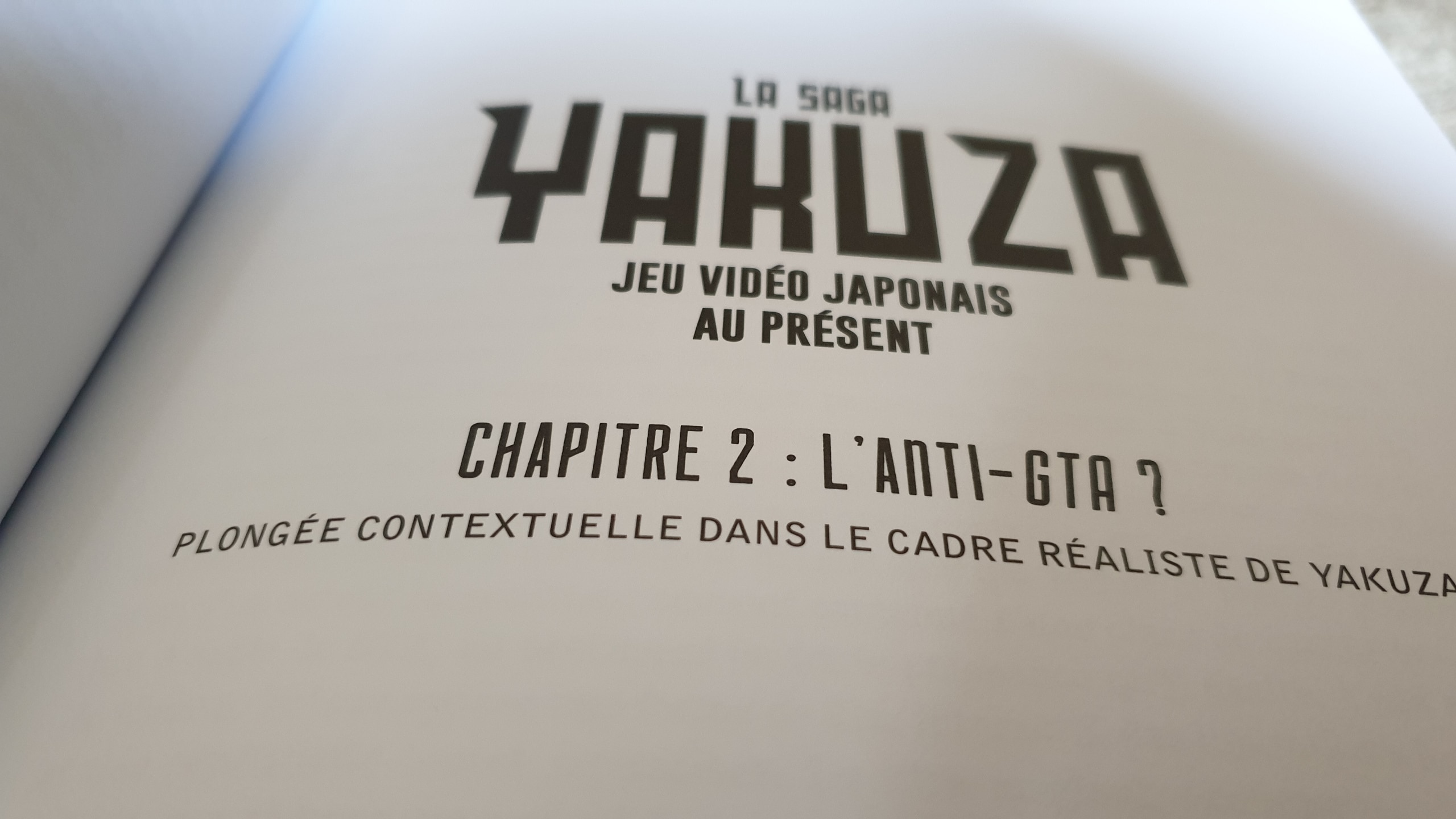 La saga yakuza - gta - comparaison - titre - chapitre