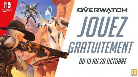 Image d'illustration pour l'article : Overwatch sera gratuit pour les membres du Nintendo Switch Online du 13 au 20 octobre
