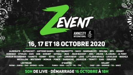Image d'illustration pour l'article : Le Z Event aura lieu du 16 au 18 octobre prochain