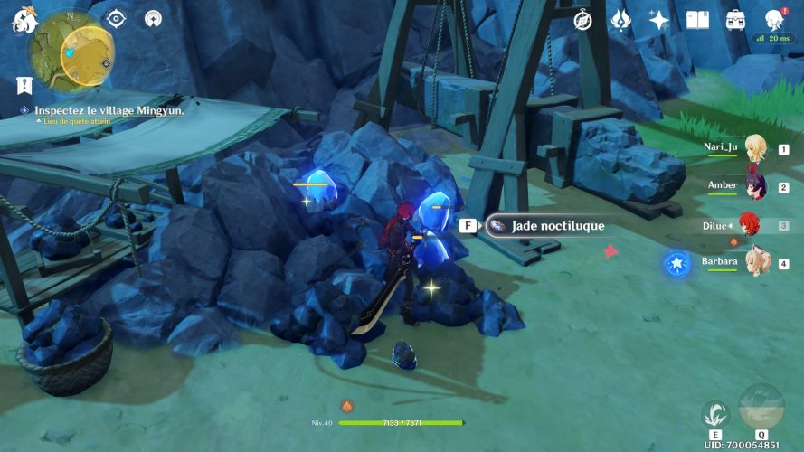 Où trouver de la Jade Noctiluque Guide Genshin Impact