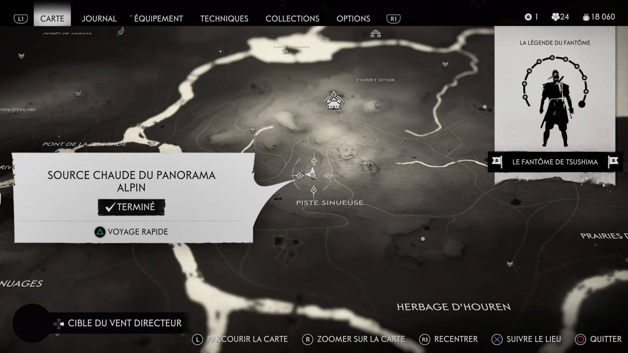 Toutes les sources chaudes Guide Ghost of Tsushima