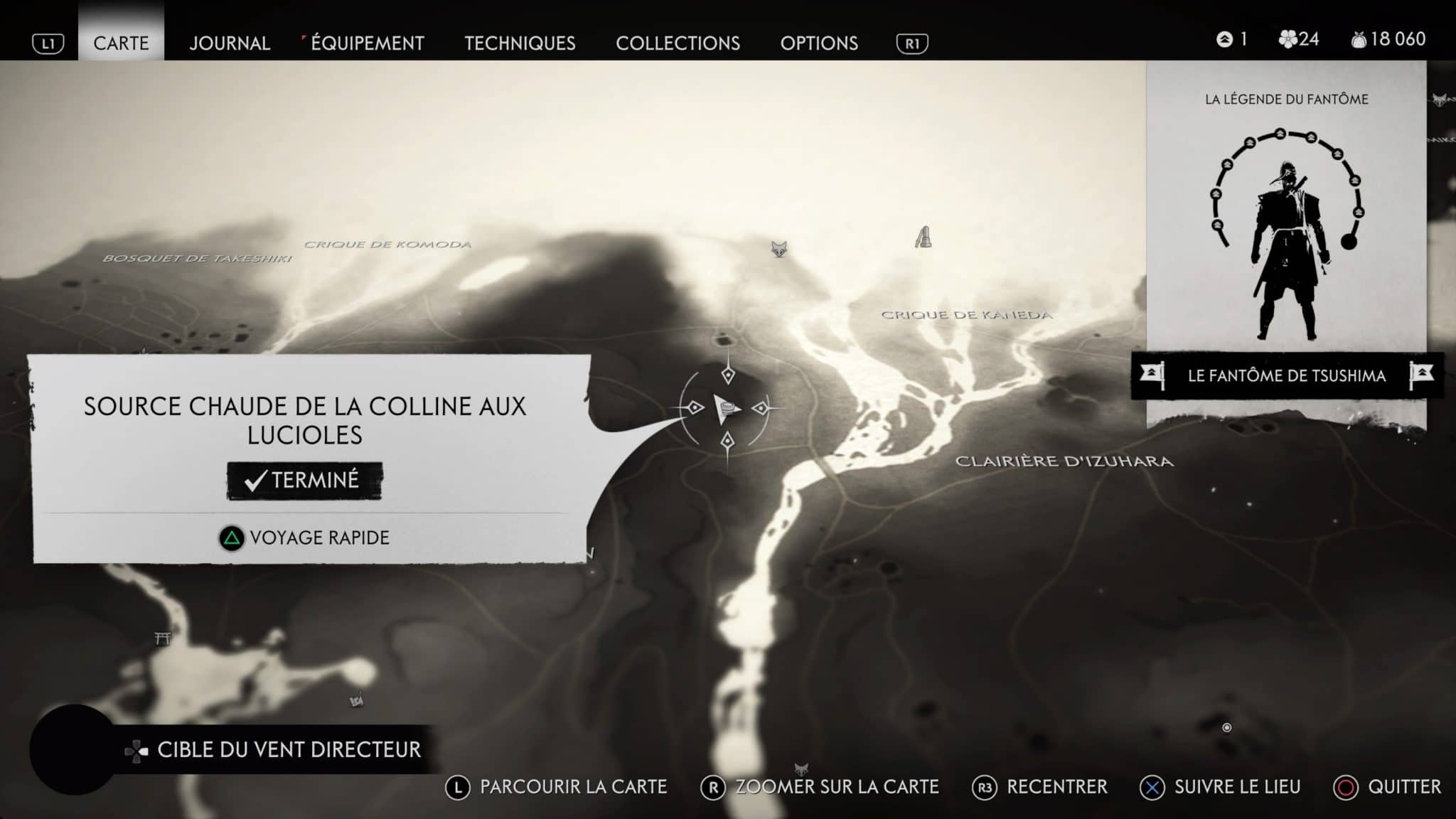 Toutes les sources chaudes Guide Ghost of Tsushima
