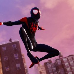 Marvel's spider-man: miles morales - costume into the spiderverse
