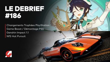 Image d'illustration pour l'article : Débrief' : La PS5 démontée, Genshin Impact, Game Boost et trophées PlayStation