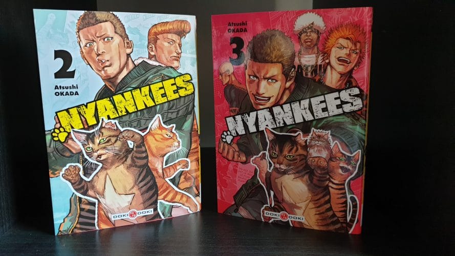 Nyankees - tomes 2 et 3 - couverture - couleurs - hommes - chats