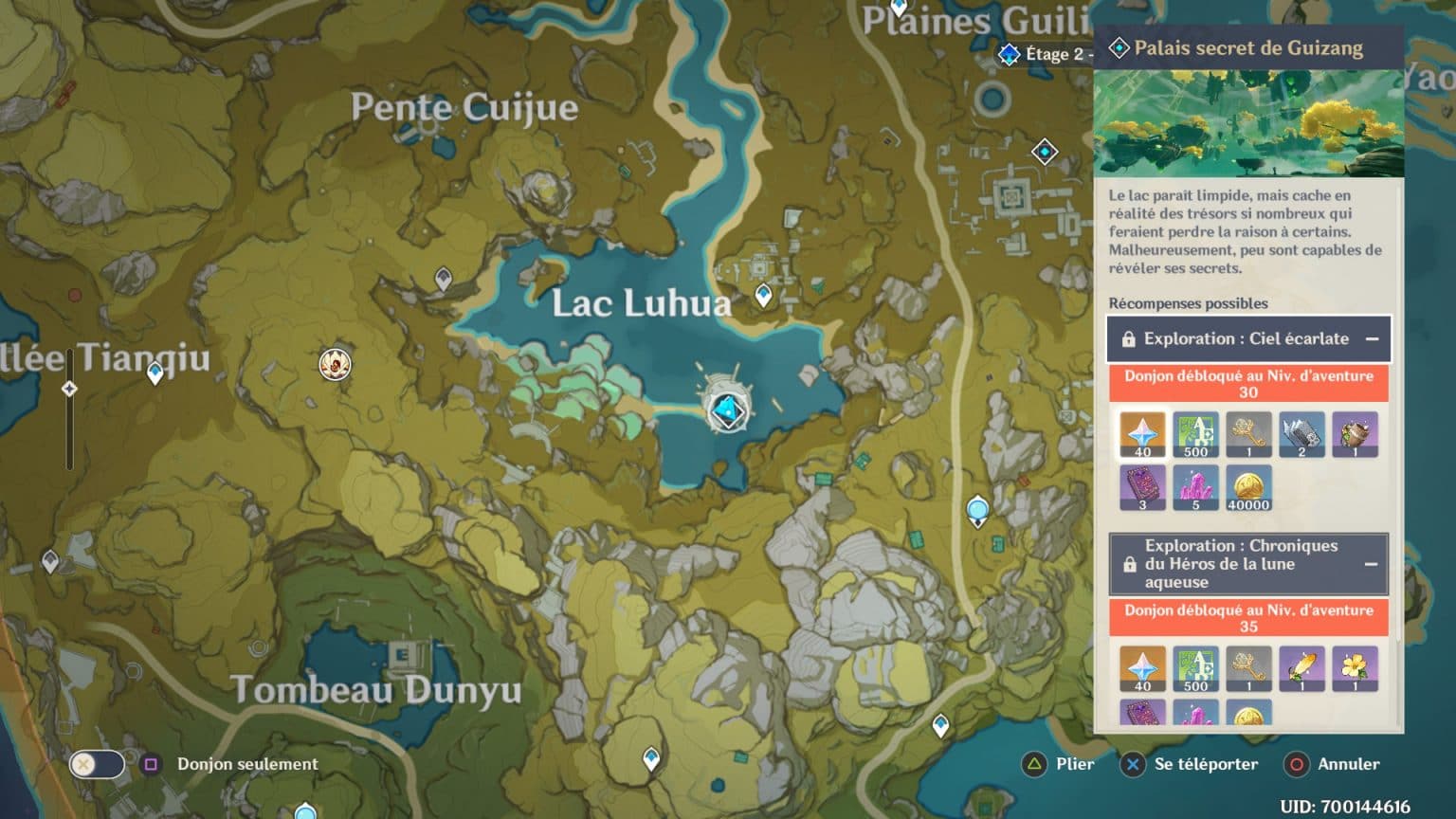 Comment accéder au temple du Lac Luhua Guide Genshin Impact