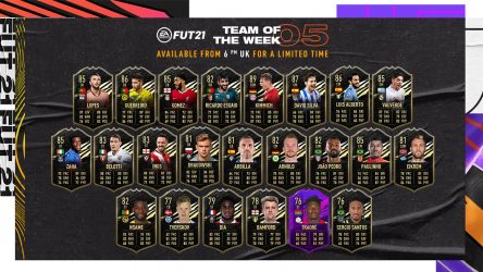 Image d'illustration pour l'article : FIFA 21 dévoile la cinquième Team Of The Week
