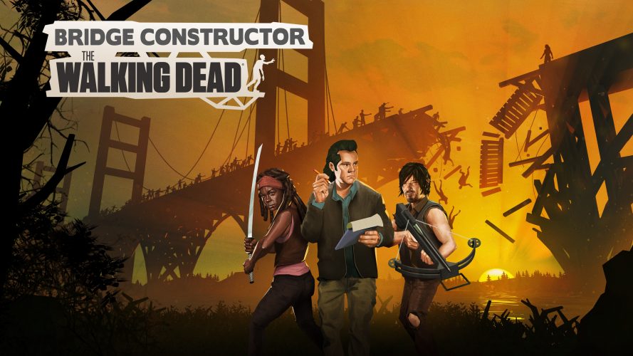 Image d\'illustration pour l\'article : Bridge Constructor: The Walking Dead sortira le 19 novembre sur PC, consoles et mobiles